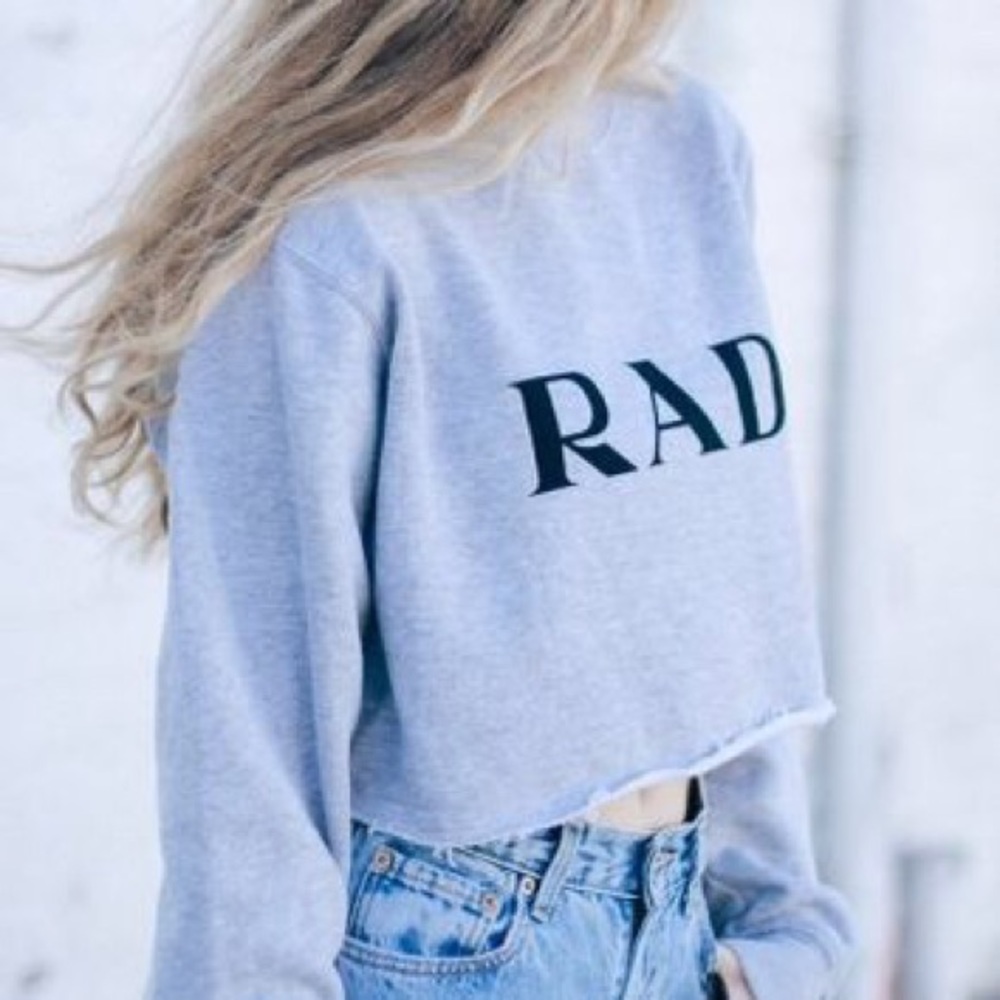 Brandy Melville cropped sweatshirt